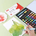 Giorgione Pearlescent Solid  Watercolour Paint Set 60 Colors