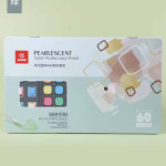 Giorgione Pearlescent Solid  Watercolour Paint Set 60 Colors