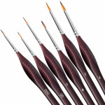 Giorgione Single Detail Liner Brush Size: 0, 00, 000, 2, 4, 6