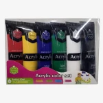 Keep Smiling Acrylic Color Tube 30ml Set Of 6