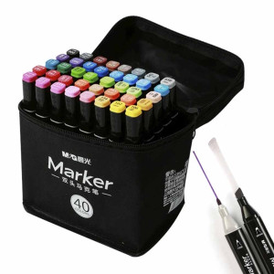 M&G Double Tip Art Markers 40pc