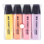 M&G Highlighter Point Liner Pastel that comes with 4Pcs per set