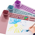 Silicone Painting Mat with Cup