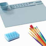 Silicone Painting Mat with Cup