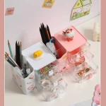 Storage Box Organizer Drawer Office Storage Rack Stationery Desk Pen Holder Bunny Drawer Organizer