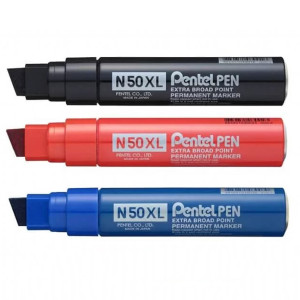 Pentel Permanent Marker N50XL 17mm chisel tip (Calligraphy pen)