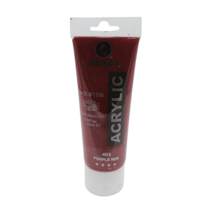 Maries Acrylic Colour Paint 75ml- Purple Red