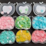 Travel Soft Paper Soap In Flower Design Apple Shape Bottle Assorted/Random Color