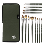 Brush Set with Easel Wallet 17pc