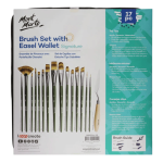 Brush Set with Easel Wallet 17pc