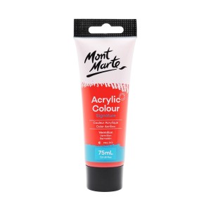 Acrylic Colour Paint 75ml- Vermilion