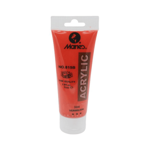 Maries Acrylic Colour Paint 75ml- Vermilion