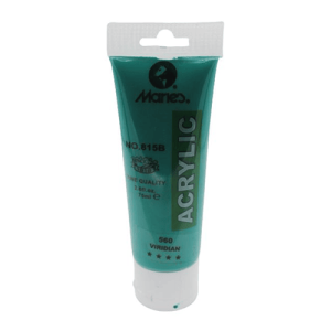 Maries Acrylic Colour Paint 75ml- Viridian