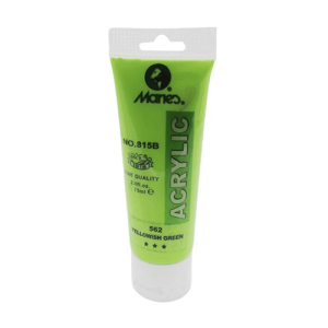 Maries Acrylic Colour Paint 75ml- Yellowish Green